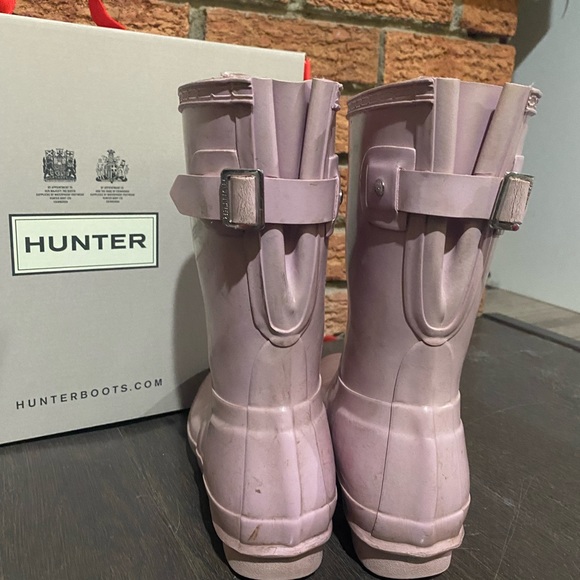 Short, HUNTER Rainboots with Boot Socks - Picture 5 of 9